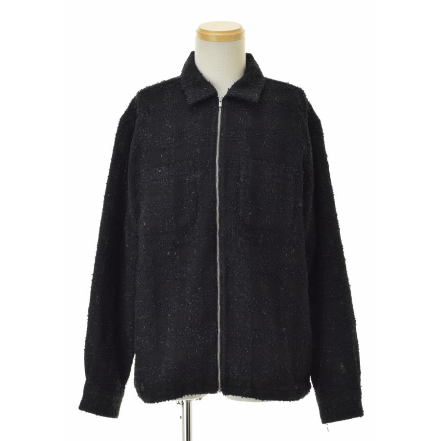Supreme SUPREME / シュプリーム 24AW Boucle Zip Up Shirt Black 長袖 
