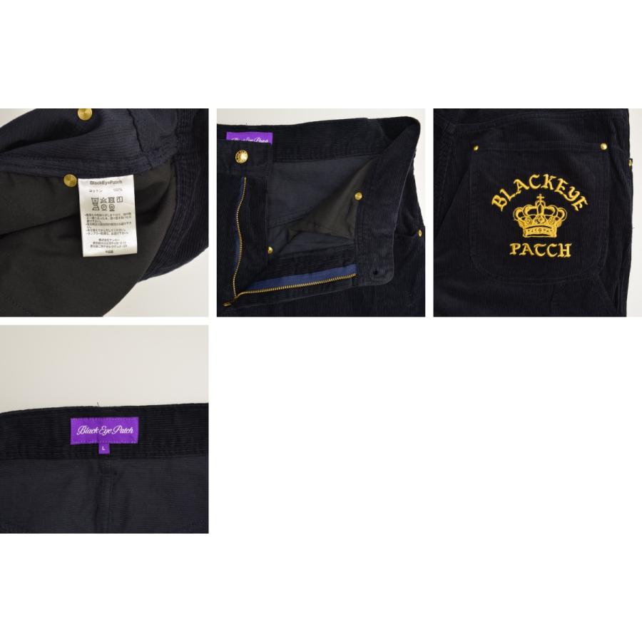 BlackEyePatch / ブラックアイパッチ CROWN LOGO CORDUROY PAINTER