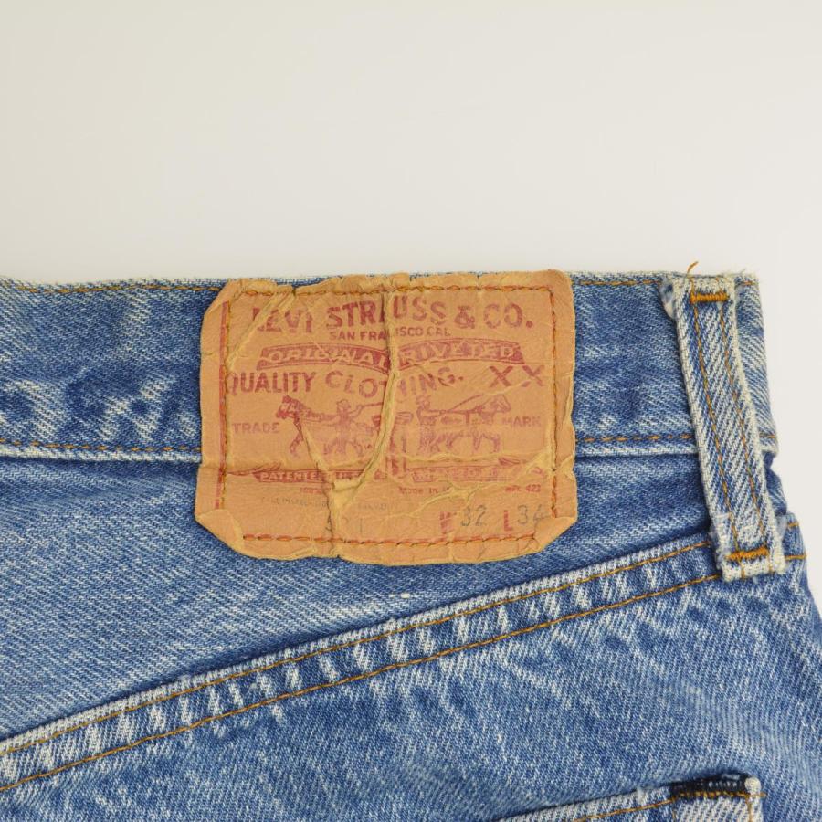 Levi's（リーバイス） LEVIS / リーバイス 80s USA製 501 黒カン 内股