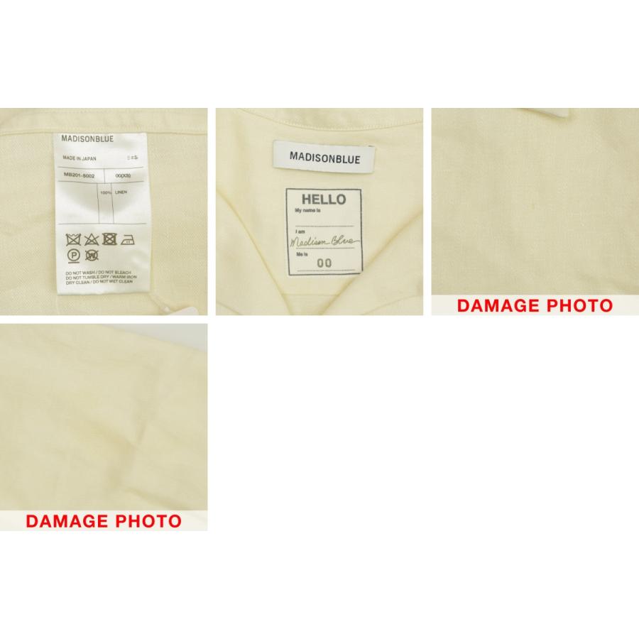 MADISON BLUE / マディソンブルー MB201-5002 オープンカラー リネン  