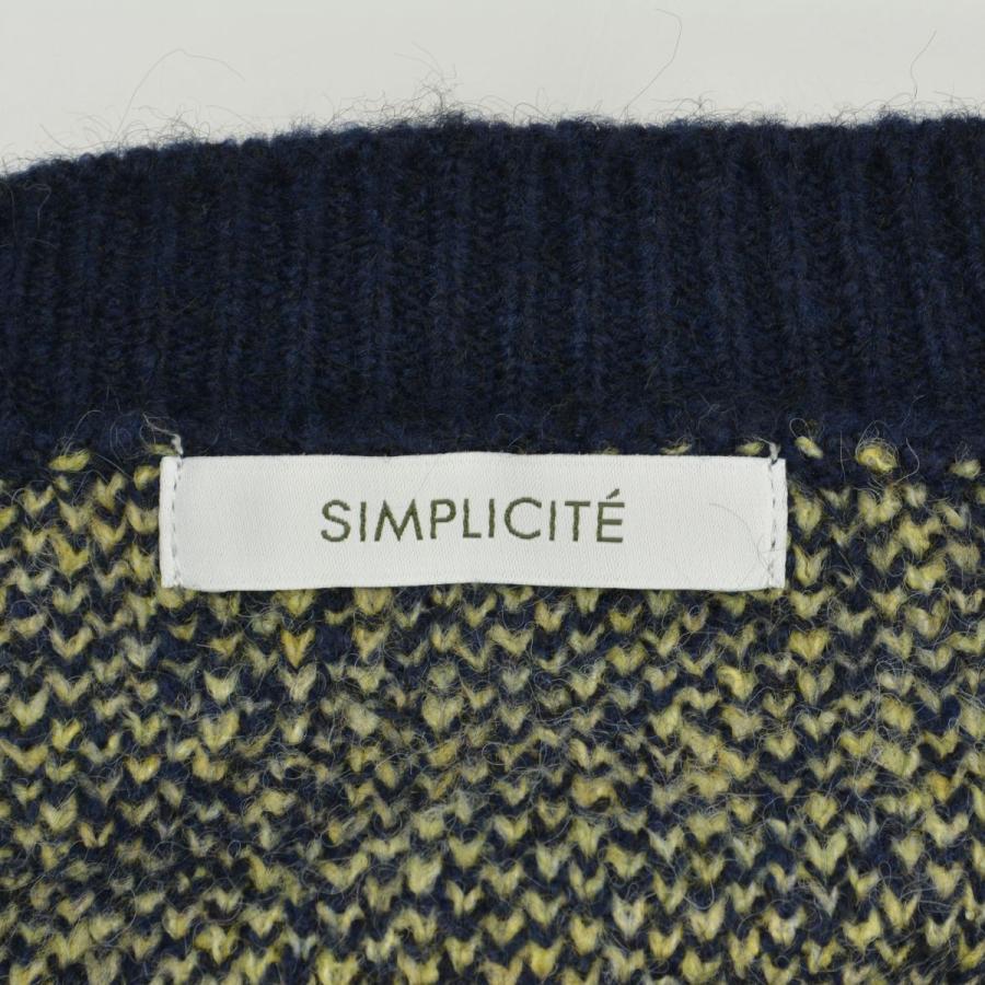 Simplicite / シンプリシテェ 24080700819030 ビッグロゴWジャカード