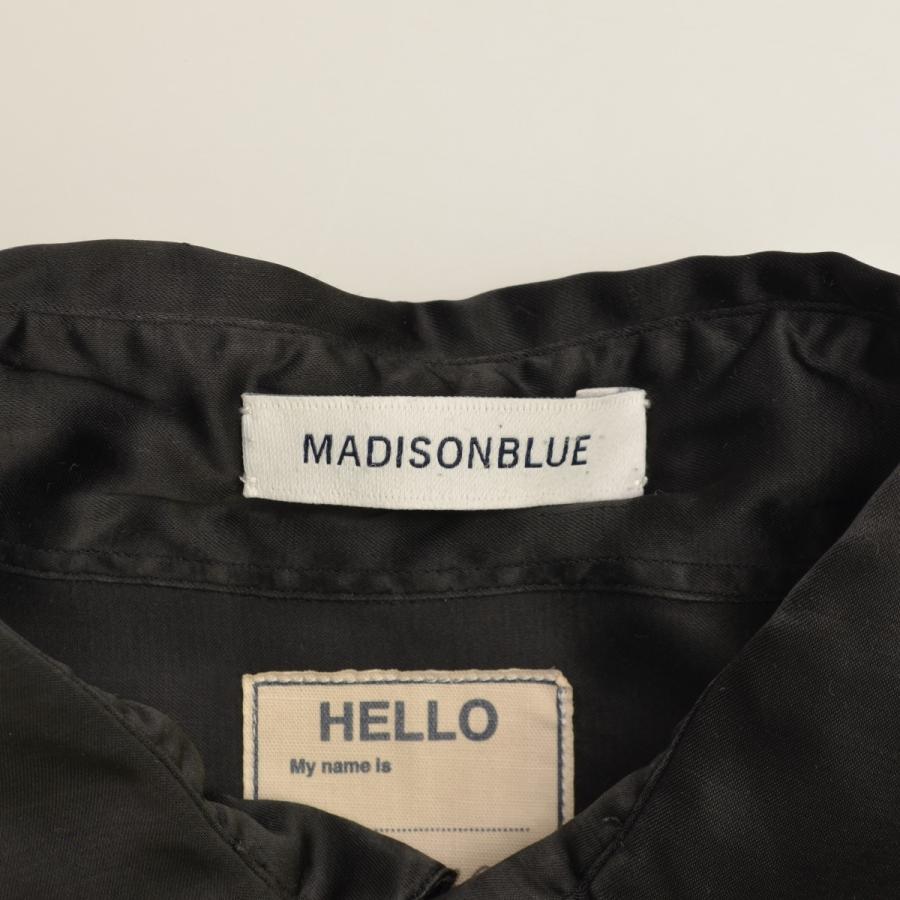 【MADISONBLUE】MB161-5014 サテン長袖シャツ MADISON BLUE / マディソンブルー MB161-5014 サテン 長袖シャツ