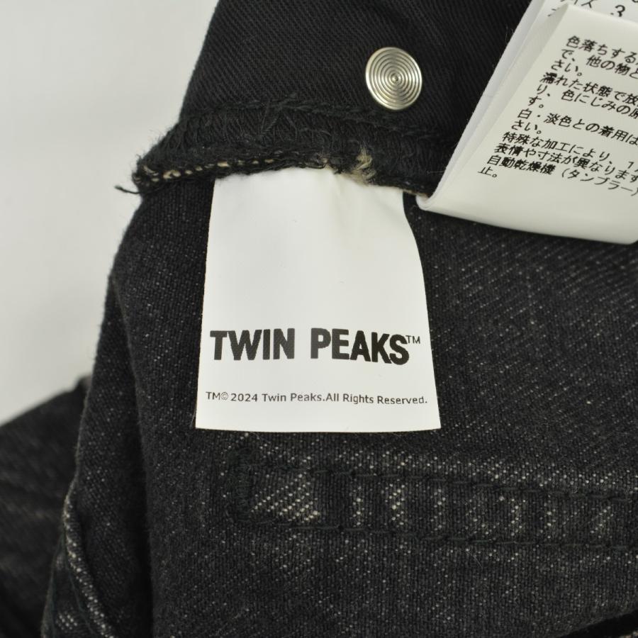 【UNDERCOVER】24AW UC2D9501-2 JQパッチ Twin Peaksデニムパンツ UNDERCOVER（アンダーカバー） 24AW UC2D9501-2 JQパッチ Twin Peaks