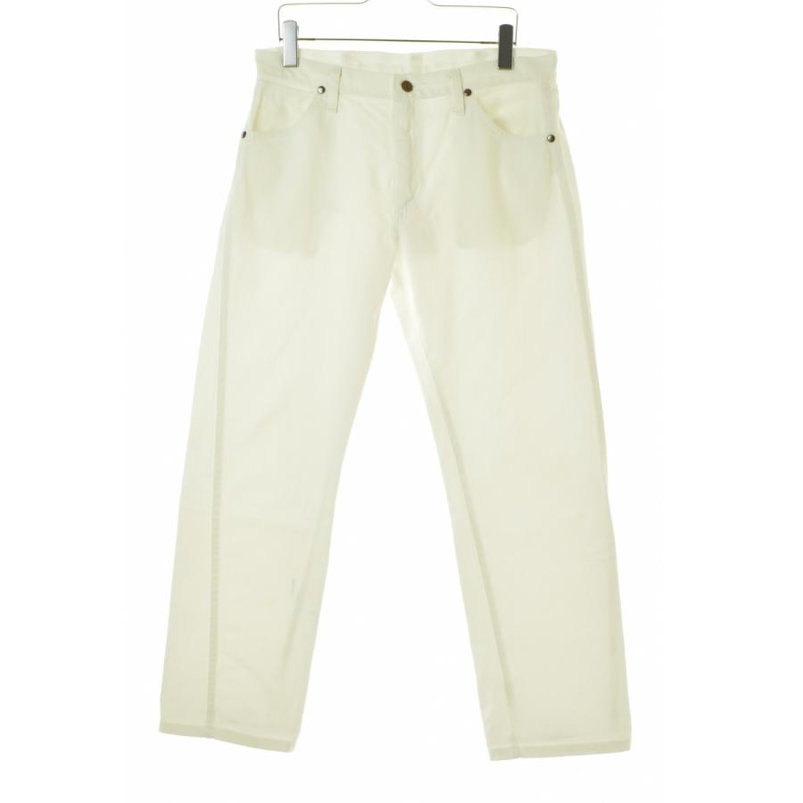 【WRANGLER】メキシコ製 13MWZWI ホワイトデニムパンツ Wrangler（ラングラー） メキシコ製 13MWZWI ホワイト デニムパンツ