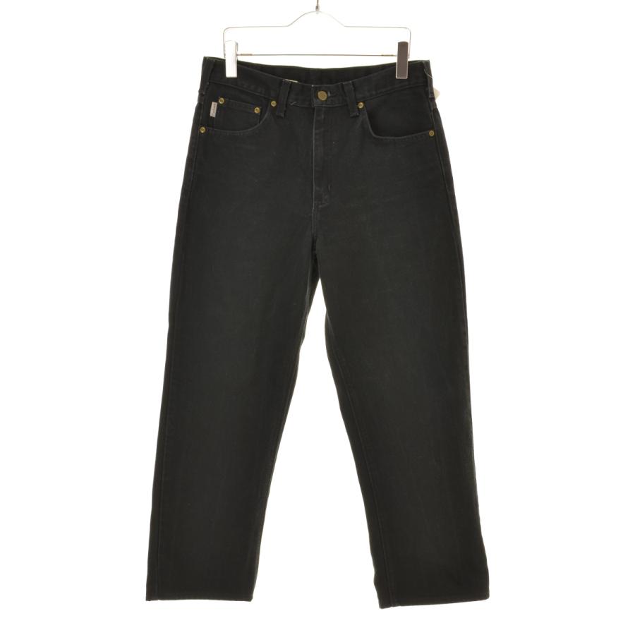 0*0様 Carhartt カーハート B17 ブラックデニムパンツ W31 メ Carhartt（カーハート） メキシコ製 B161 BLK Relaxed Fit デニム