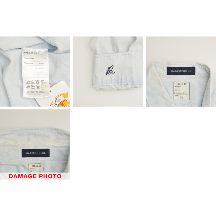 MADISON BLUE / マディソンブルー MB204-5030 MADAME WORK SH CHAMBRAY