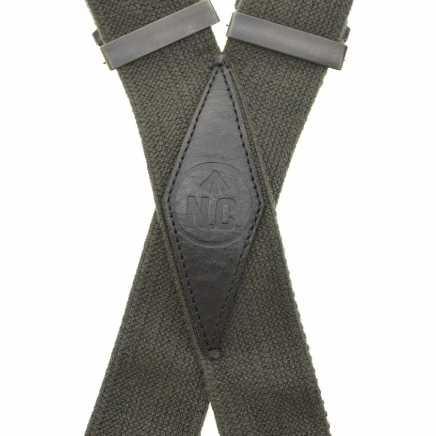 NIGEL CABOURN 美品 USアーミーレザー サスペンダー USアーミーサスペンダー ／ US ARMY SUSPENDER