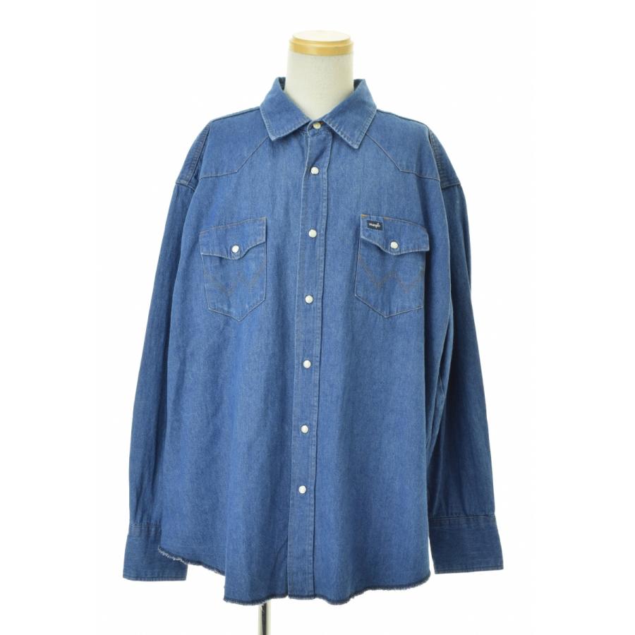 Wrangler（ラングラー） MS70119 デニムウエスタン 長袖シャツ