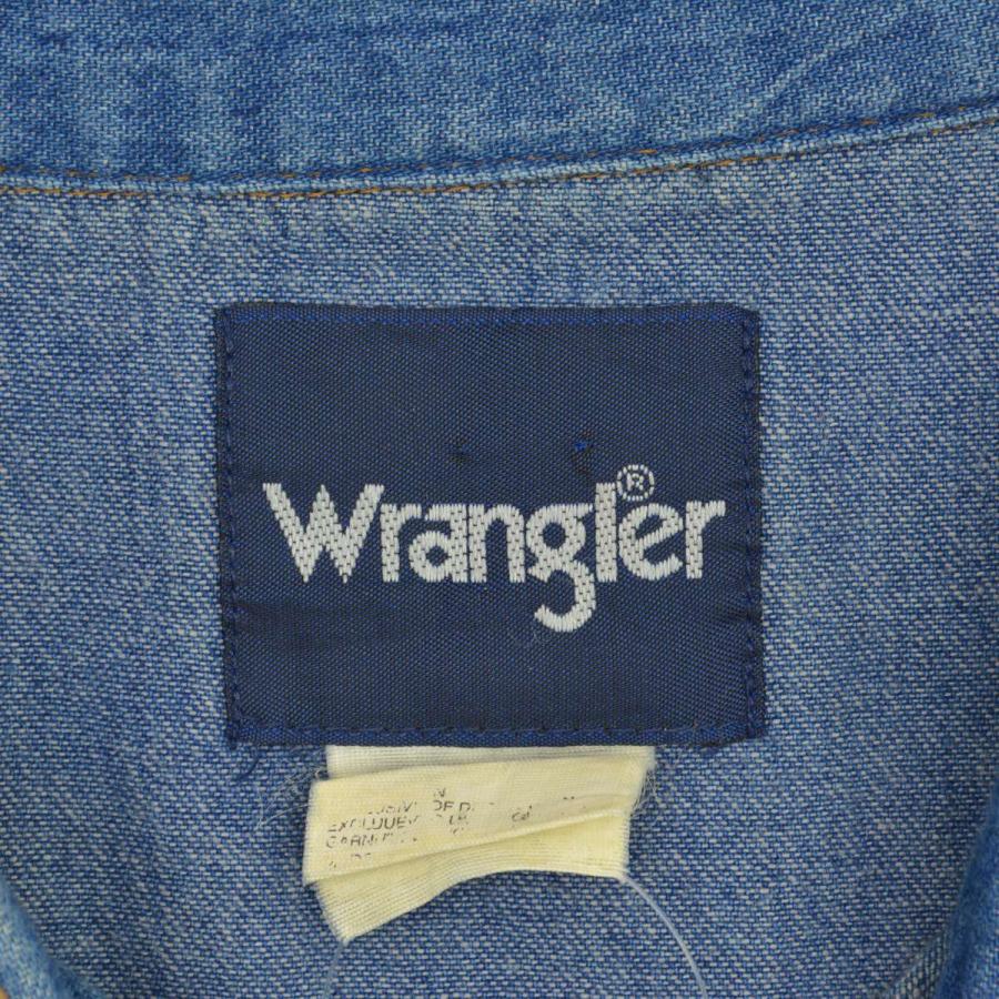 Wrangler（ラングラー） MS70119 デニムウエスタン 長袖シャツ