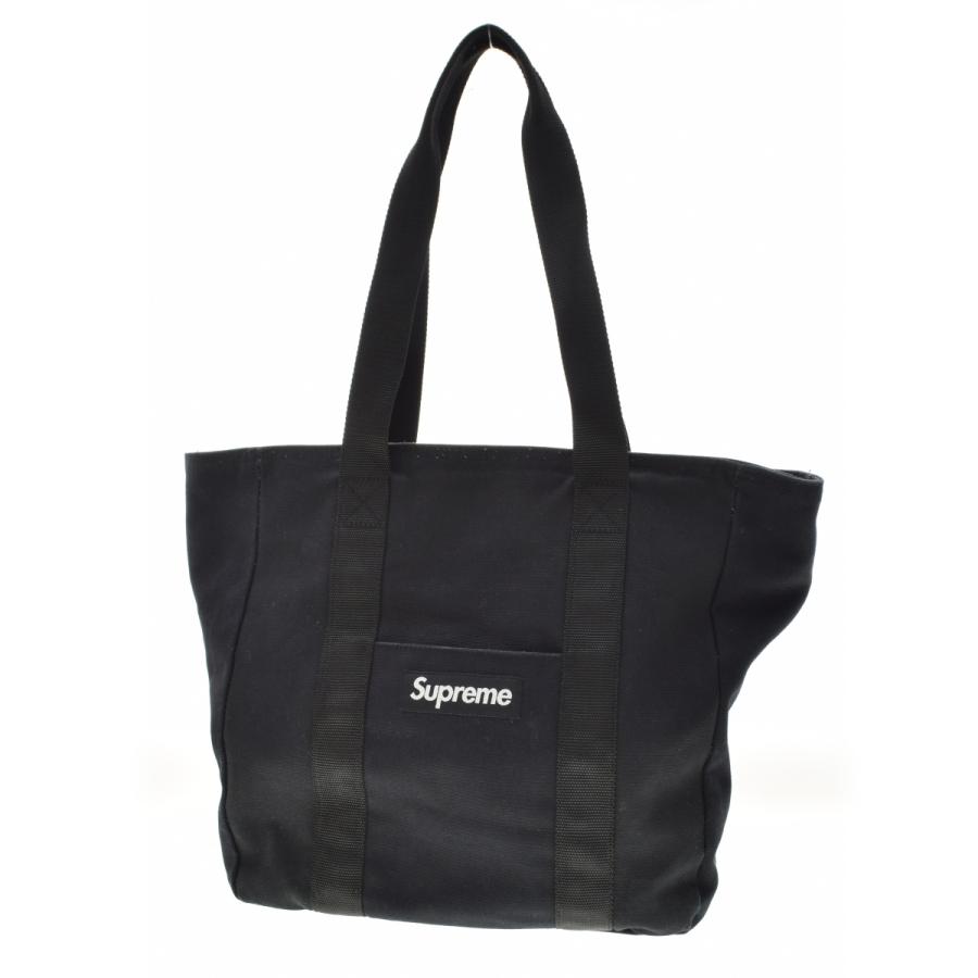 Supreme トートバッグ 黒 Supreme（シュプリーム） Canvas Tote Black トートバッグ : ブランド