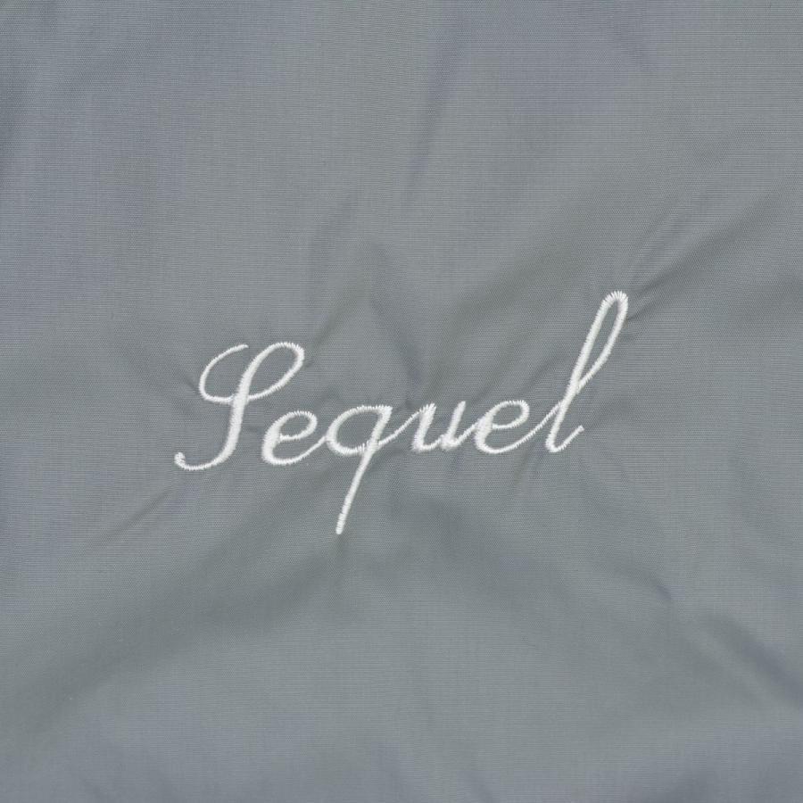 SEQUEL / シークエル SQ-24AW-JK-11 COACH JACKET GRAY 中綿 ナイロン