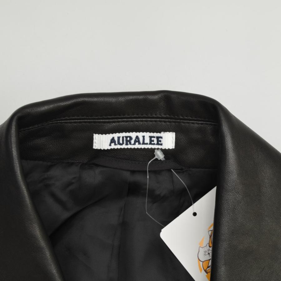 AURALEE / オーラリー A25SC01MC LIGHT WOOL MAX GABARDINE CHAMBRAY SOUTEIN COLLAR COAT ウールコートの画像