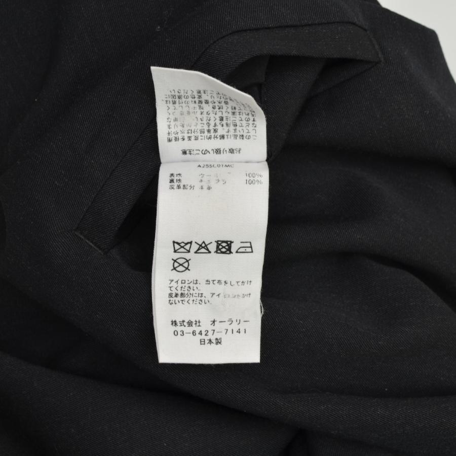 AURALEE / オーラリー A25SC01MC LIGHT WOOL MAX GABARDINE CHAMBRAY SOUTEIN COLLAR COAT ウールコートの画像