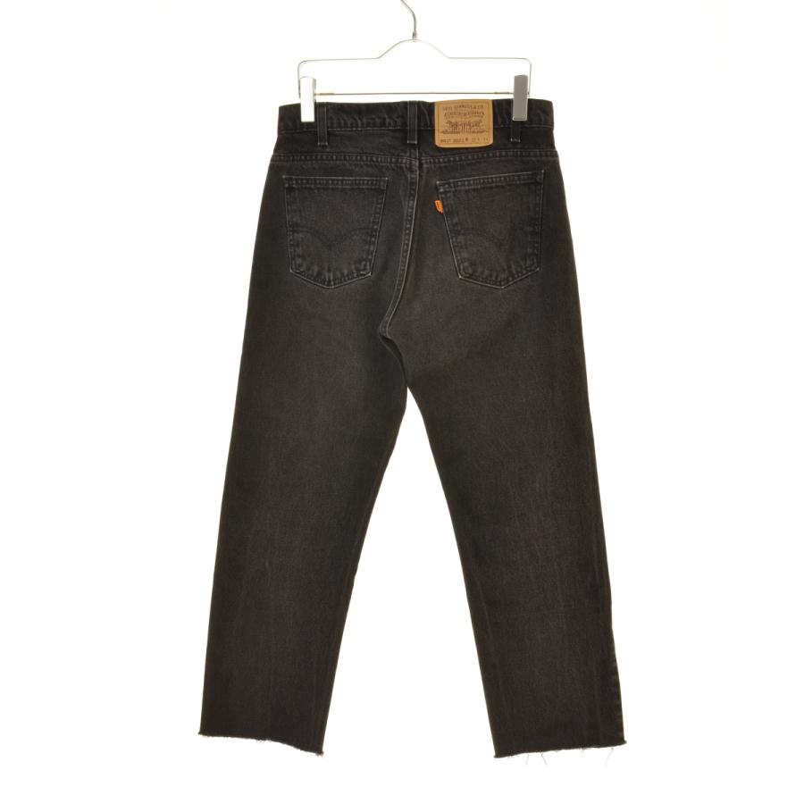 【LEVIS】90s USA製 40505-4159 オレンジタブ 後染め ブラック カットオフデニムパンツ Levi's（リーバイス） LEVIS / リーバイス 90s USA製 40505-4159
