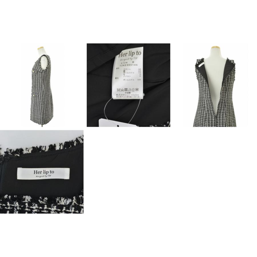 Her lip to / ハーリップトゥ 1242305146 May Tweed Mini Dress