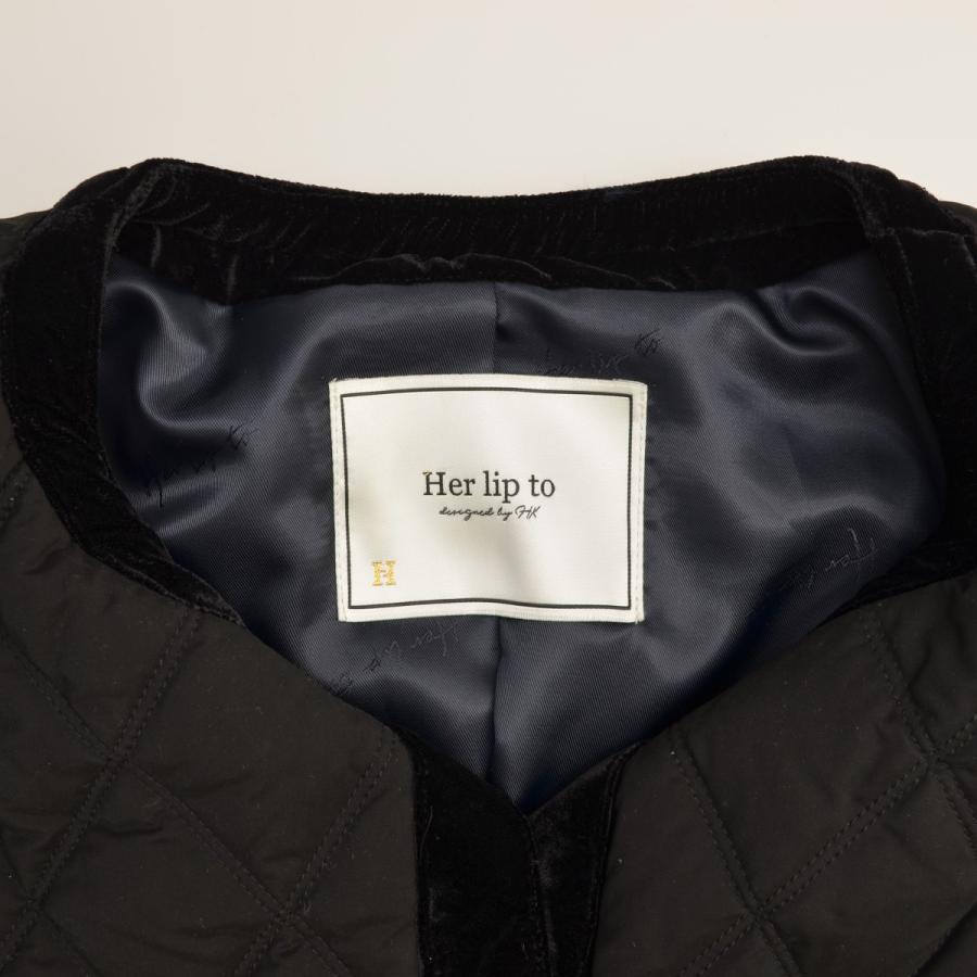 Her lip to / ハーリップトゥ 1254307140 Liora Quilted Down Jacket 