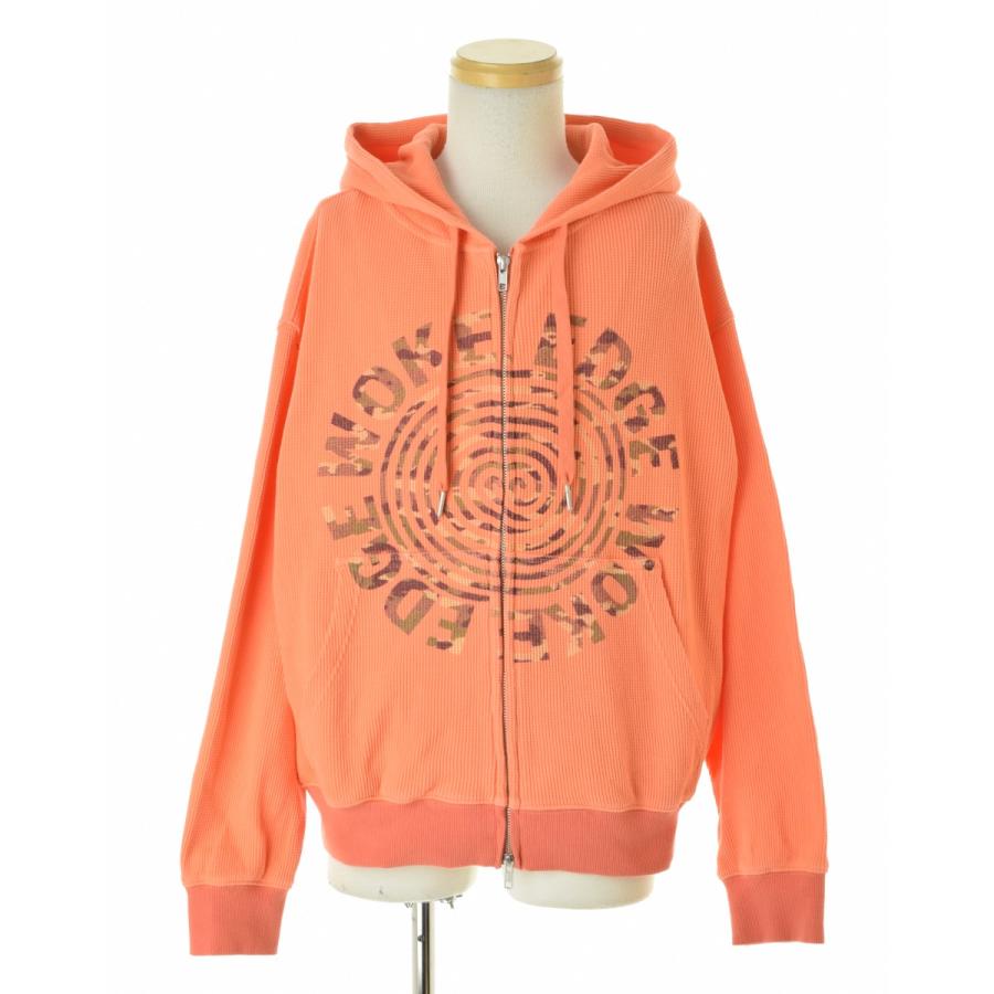 WOKE EDGE / ウォークエッジ 26SS Washed Thermal Zip Hoodie Wash