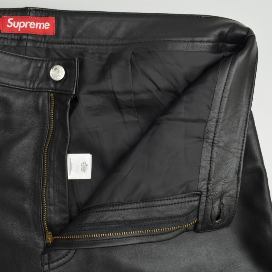 Supreme（シュプリーム） 25SS Baggy Leather Short Black ハーフ