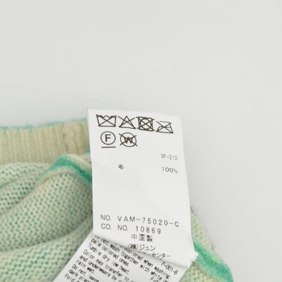 V.A. / VA / ヴイエー VAM-75020 Print Ski Crew Sweater ウール 長袖ニットセーター