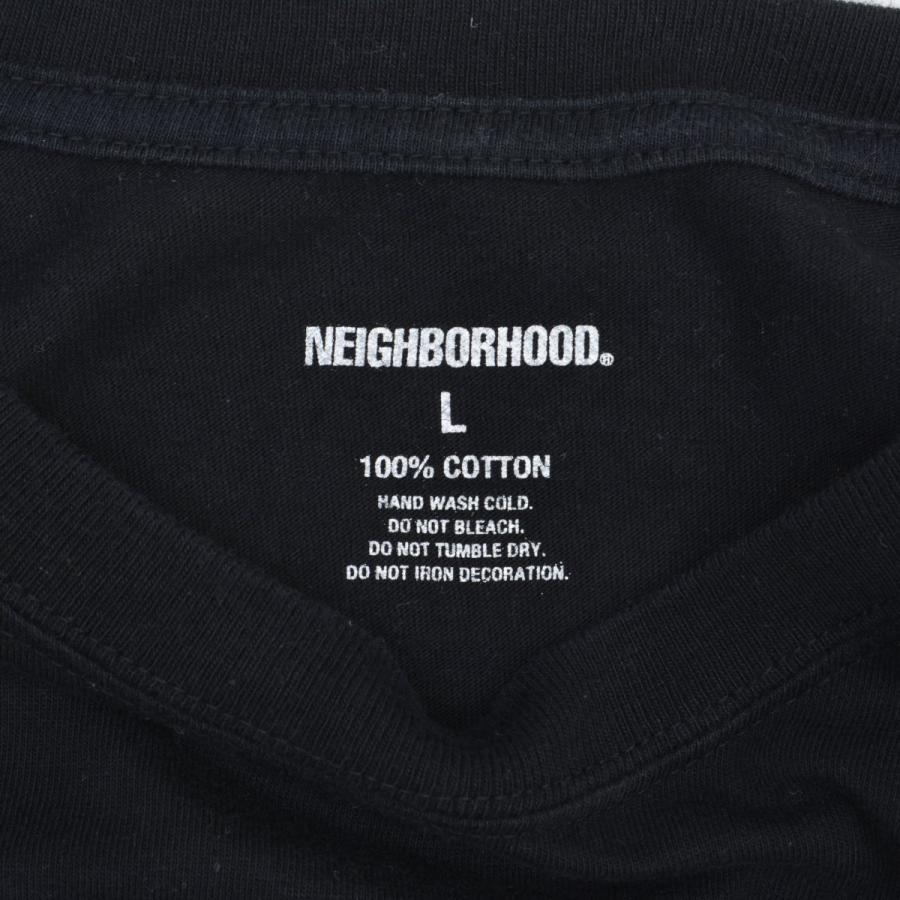 L ネイビー NEIGHBORHOOD ネイバーフッド 袖ロゴ 長袖 Tシャツ NEIGHBORHOOD（ネイバーフッド） 袖ロゴ 長袖Tシャツ : ブランド古着の