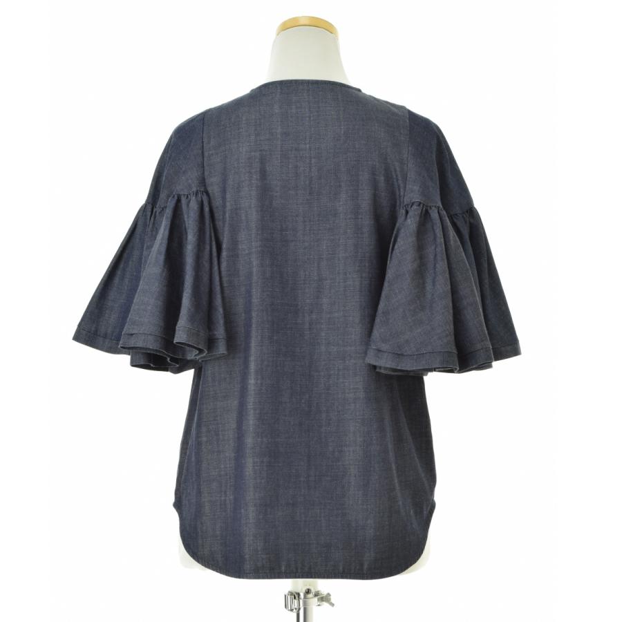 aLORS / アロー Estelle Jean Denim エステルジーン デニムフリル 五分 