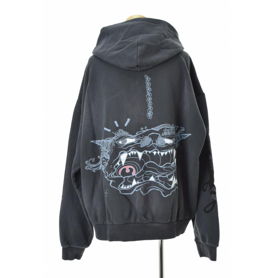 【CactusJack×fragmentdesign×TAKASHIMURAKAMI/村上隆】ISTS-FD-MK-ZH01 REBORN ZIP HOODIEジップアップスウェットパーカー Cactus Jack × fragment design TAKASHI MURAKAMI / 村上隆 ISTS-FD-MK