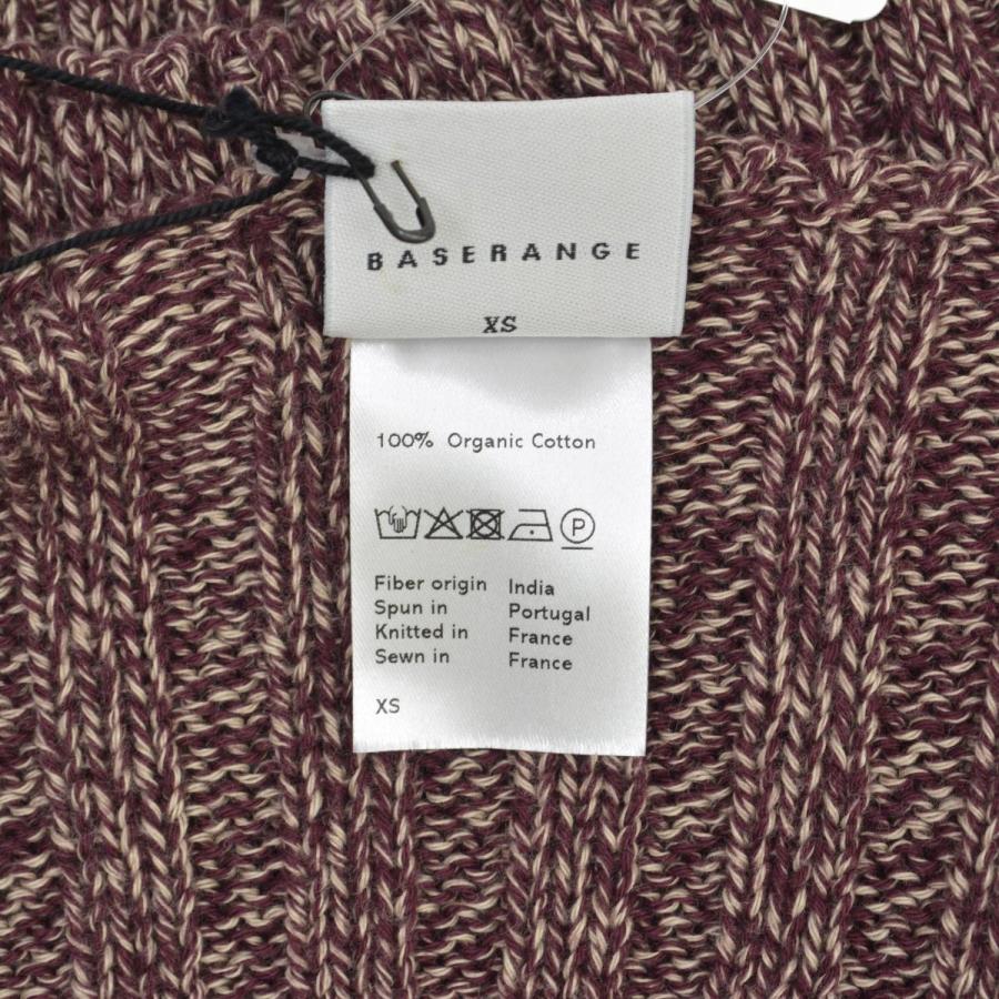 Baserange / ベースレンジ MACAU SWEATER コットン 長袖ニットセーター
