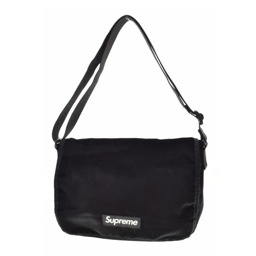 Supreme（シュプリーム） 25AW Velvet Small Messenger Bag Black