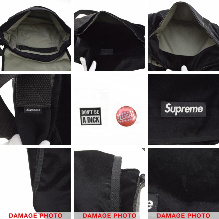 Supreme（シュプリーム） 25AW Velvet Small Messenger Bag Black