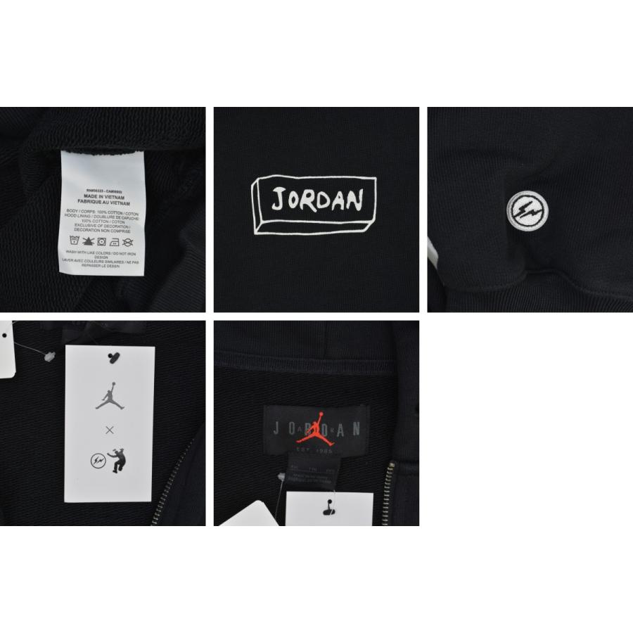 新品snkrs購入JORDAN×fragmentブラックフリースクルー　サイズM NIKE（ナイキ） × fragment design × UNION / ナイキ × フラグメント