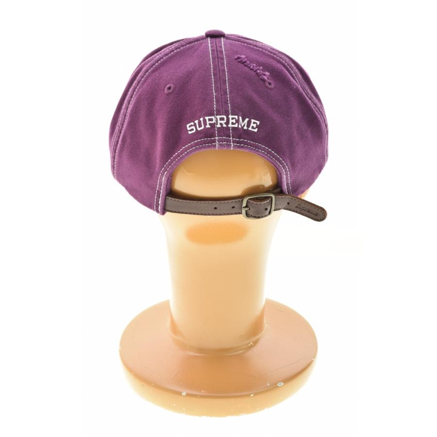Supreme（シュプリーム） 25AW Distressed Script 6-Panel Dark Purple