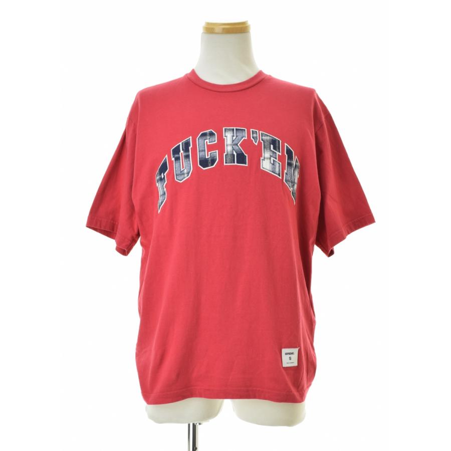 あ*ん様 【激レア】14AW Supreme Fuck Em Short レッド Supreme（シュプリーム） 26SS Fuck Em Plaid S/S Top Red 半袖Tシャツ