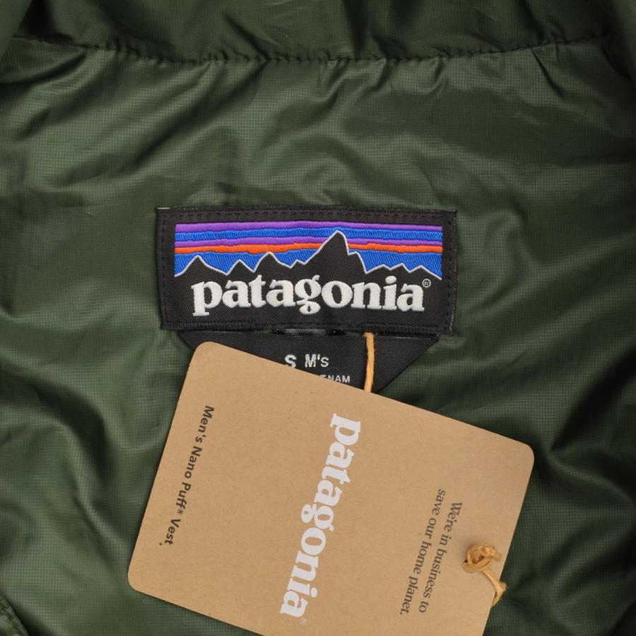 金城 売約済み patagonia（パタゴニア） 84243 M'S Nano Puff Vest OLGG メンズ・ナノ