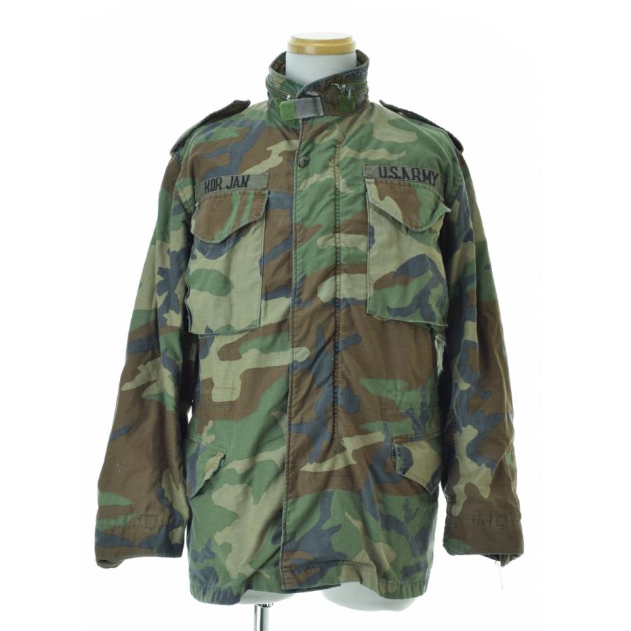 US ARMY / ユーエスアーミー 80s M-65 M65 ウッドランドカモ  