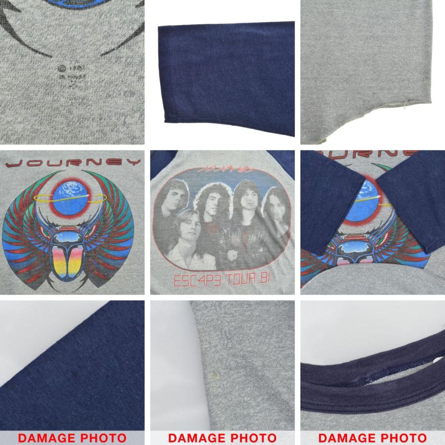 VINTAGE VINTAGE / ヴィンテージ 80s JOURNEY ESCAPE TOUR 81 七分袖 
