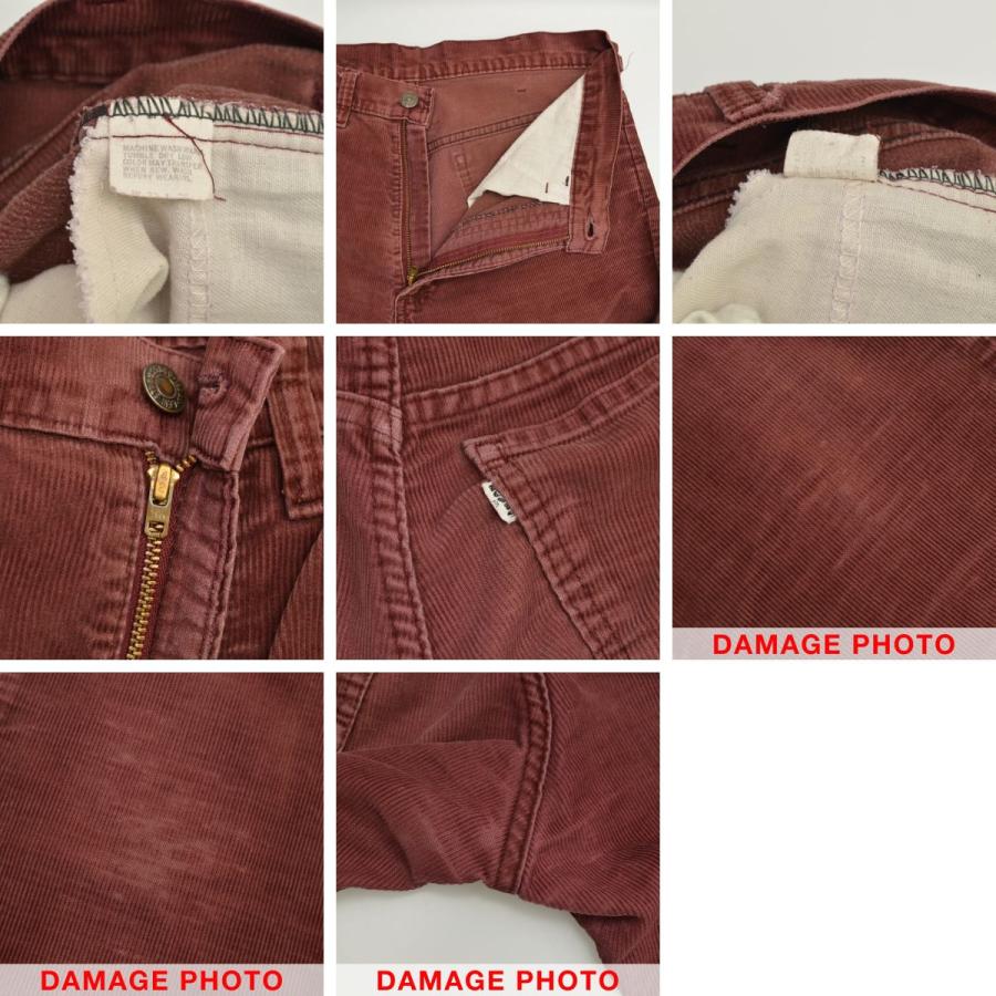 【LEVIS】80s 519-1583 バーガンディコーデュロイパンツ Levi's（リーバイス） LEVIS / リーバイス 80s 519-1583 バーガンディ