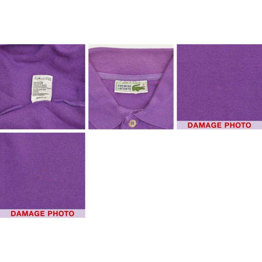 LACOSTE（ラコステ） 70s CHEMISE フランス製 鹿の子ワンポイント 長袖
