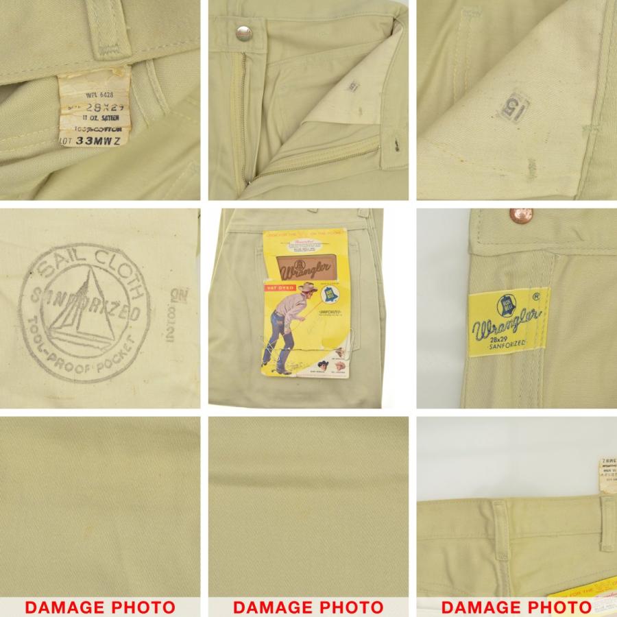 Wrangler（ラングラー） 60s DEADSTOCK 33MWZ コットンサテン パンツ