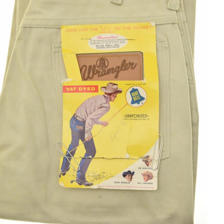 Wrangler Japan 66MWZ（M1760）コットンサテン サイズ33 Wrangler（ラングラー） 60s DEADSTOCK 33MWZ コットンサテン パンツ