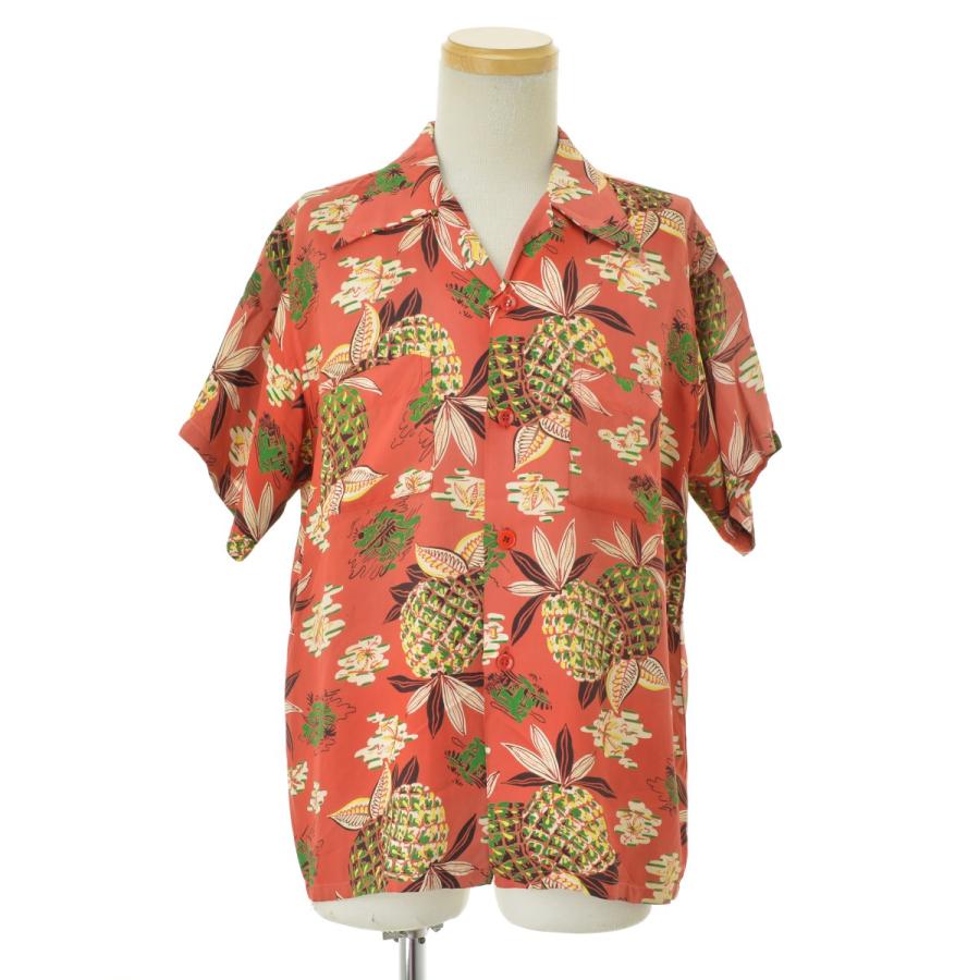harper 50s パイナップル レーヨン ハワイアン アロハ 半袖シャツ
