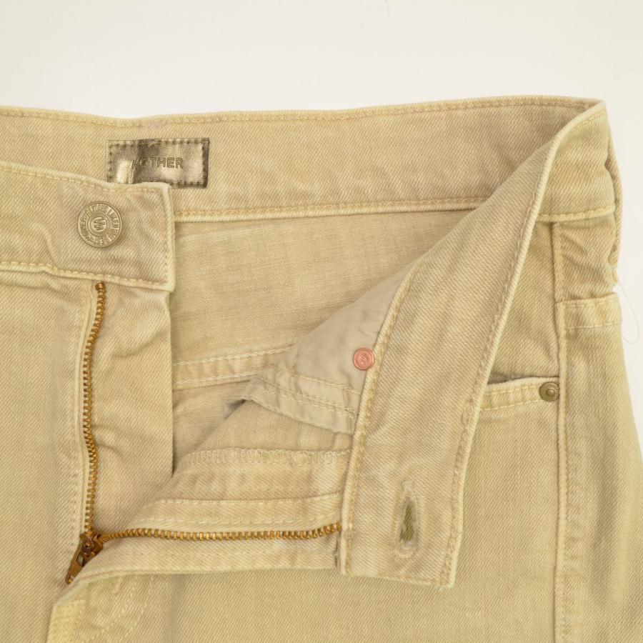 売り込み MOTHERマザー新品SAND BEIGE INSIDER CROP 25 asakusa.sub.jp