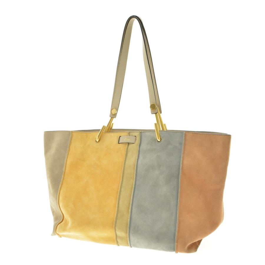 ダークブラウン 茶色 Chloe クロエ keri ケリー トートバッグ