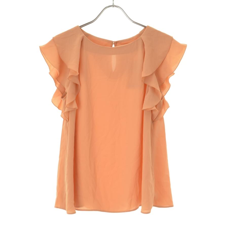 Bon Mercerie Anatelier ボンメルスリードアナトリエ フリルシフォン フレンチスリーブブラウス G ブランド古着の買取販売カンフル 通販 Yahoo ショッピング