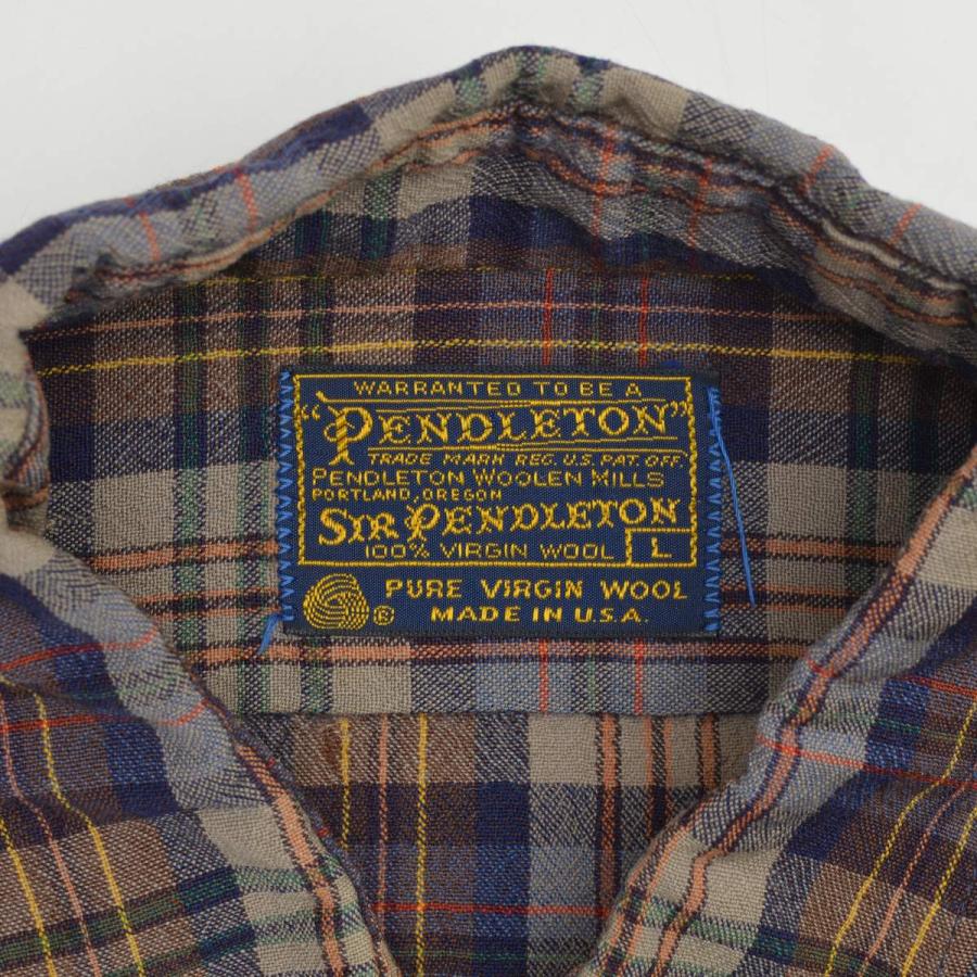 PENDLETON（ペンドルトン） 70s〜80s SIR PENDLETON ウールチェック