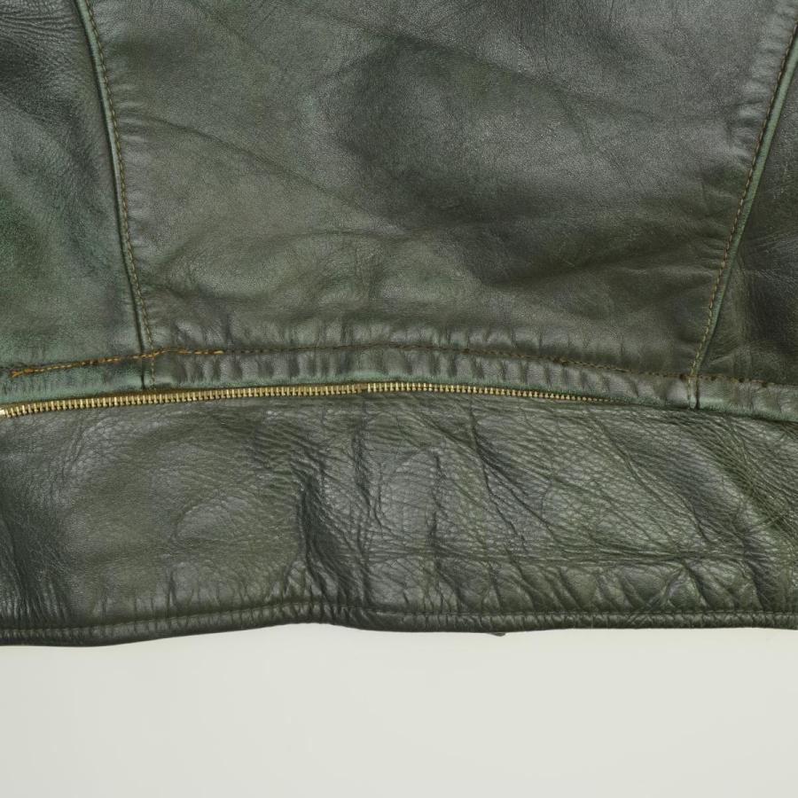 60s〜70s vintage レザーダブルライダースジャケット 古着 レディース 古着 70s Sears The LeatheR Shop 本革 レザー ダブル