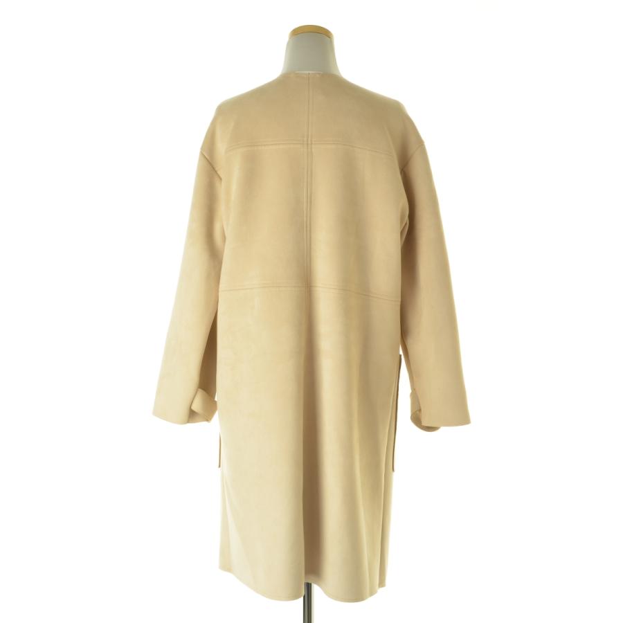 Zara ザラ フェイクスエードノーカラー コート G ブランド古着の買取販売カンフル 通販 Yahoo ショッピング