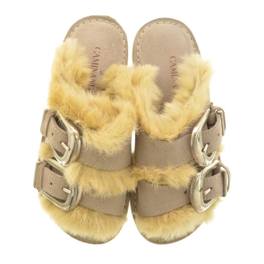 CAMINANDO Caminando / カミナンド 18AW 18093510003430 FUR SANDAL  