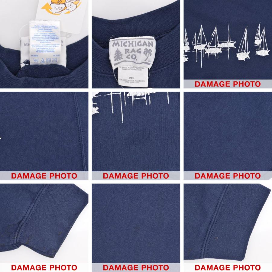 MICHIGAN RAG CO プリント 長袖スウェット : ブランド古着の買取販売