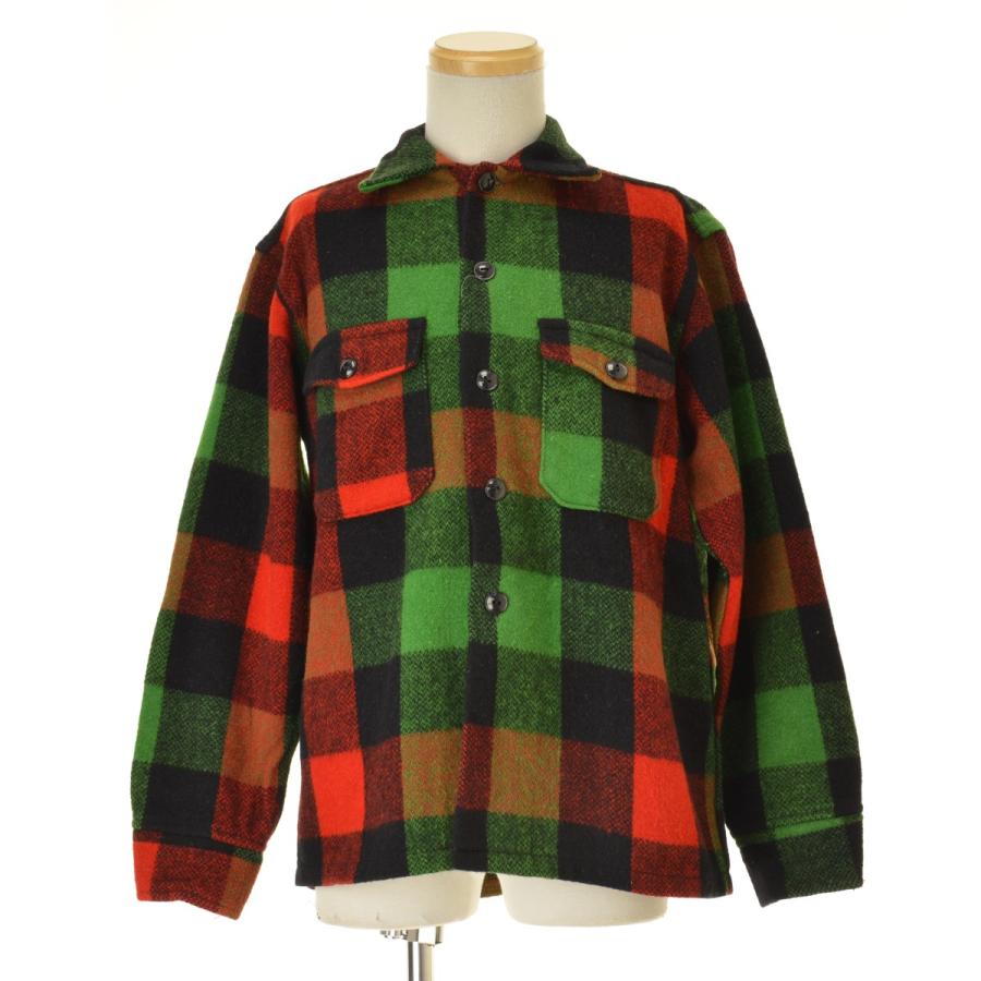 【CHIPPEWAWOOLENS】バッファローチェック ウール長袖シャツ CHIPPEWA WOOLENS バッファローチェック ウール 長袖シャツ : ブランド