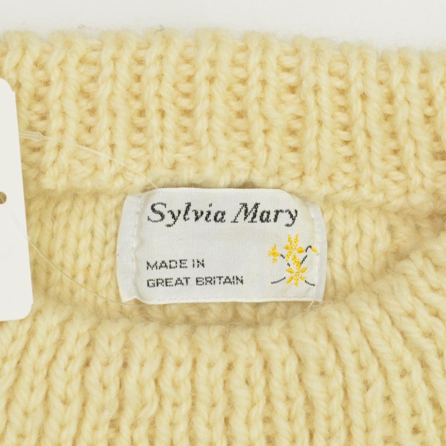 SYLVIA MARY アランケーブル編み 長袖ニットセーター : ブランド古着の